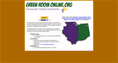 Desktop Screenshot of greenroomonline.org